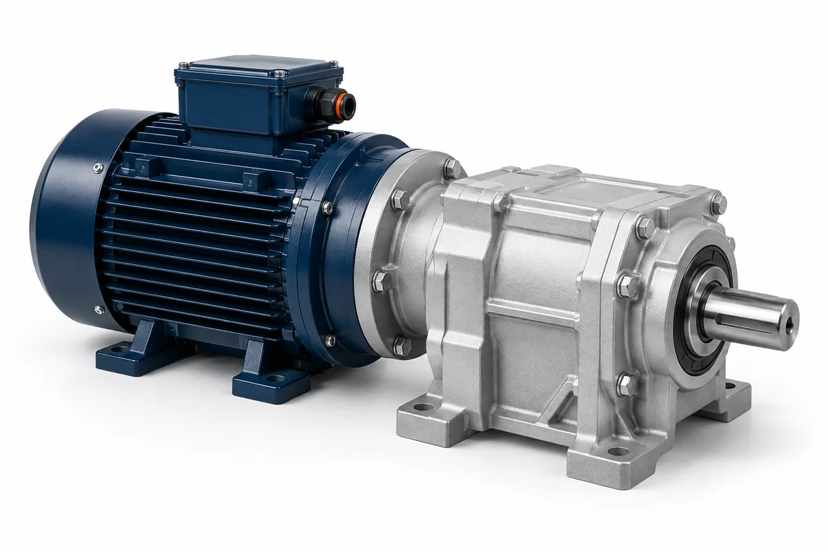 AI-generated illustration for geared motors & mechanical drives