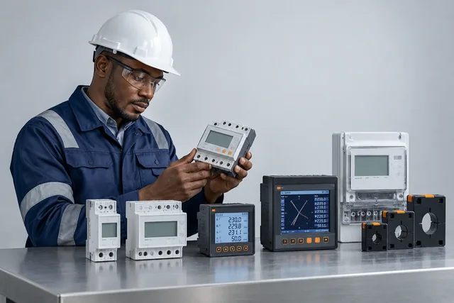Energy meters and power analyzers — engineering concept
