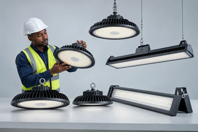 Industrial LED Highbays — engineering concept