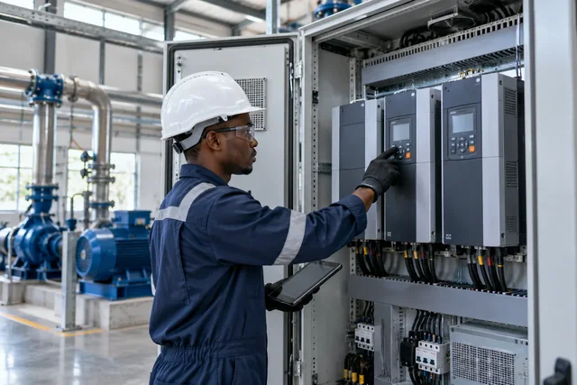 VFD Drive Solutions — engineering concept