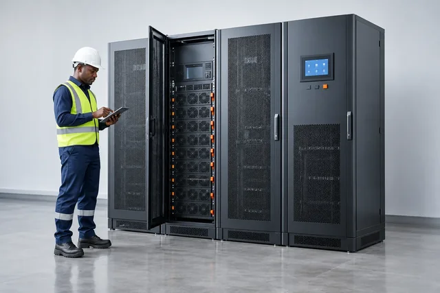 Online Double-Conversion UPS Systems — engineering concept