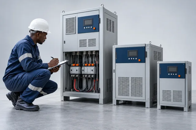 Automatic battery chargers — engineering concept