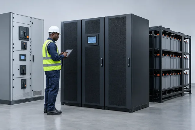 Continuous Power & UPS Systems — engineering concept