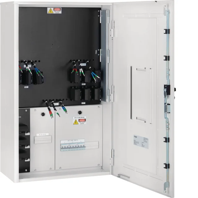 Hager VYGMV3W-3P three-way three-phase group-metering enclosure