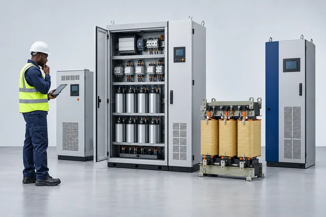 Power Quality & Correction — engineering concept