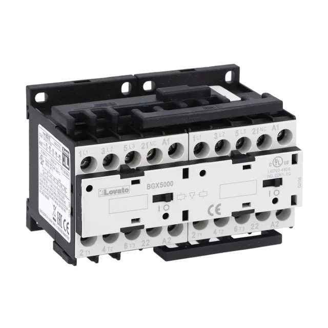 LOVATO Electric 11BGR1201A230 interlocked forward/reverse contactor assembly