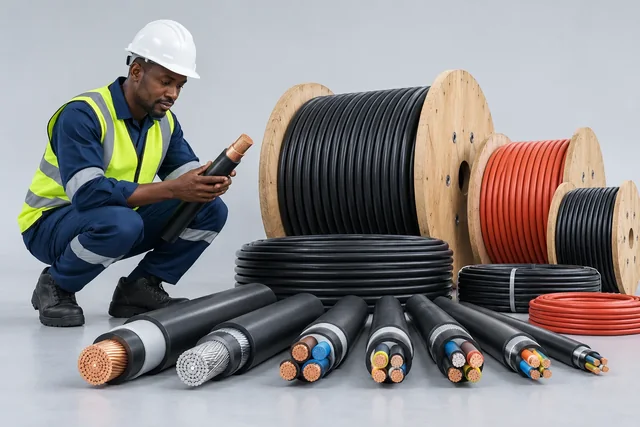 LV Power Cables — engineering concept