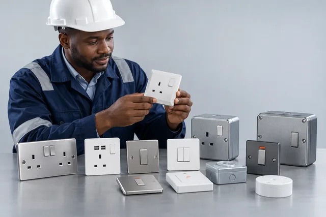 British Standard Switches & Sockets — engineering concept