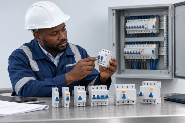 Miniature and residual circuit breakers — engineering concept