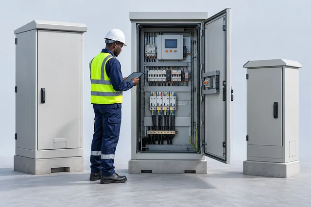 Feeder Pillars & Lighting Control Panels — engineering concept