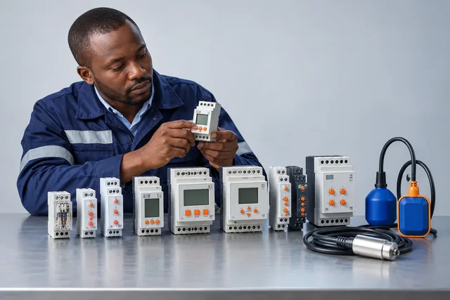 Industrial Timers & Process Controllers — engineering concept