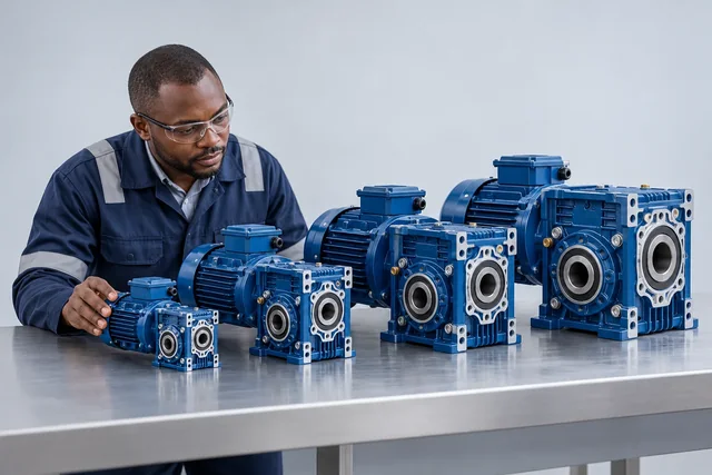 Worm Geared Motors (NMRV) — engineering concept