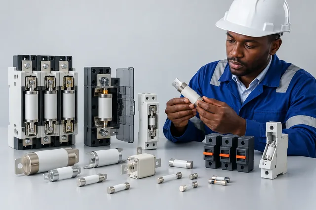 Fuse holders and fuses — engineering concept