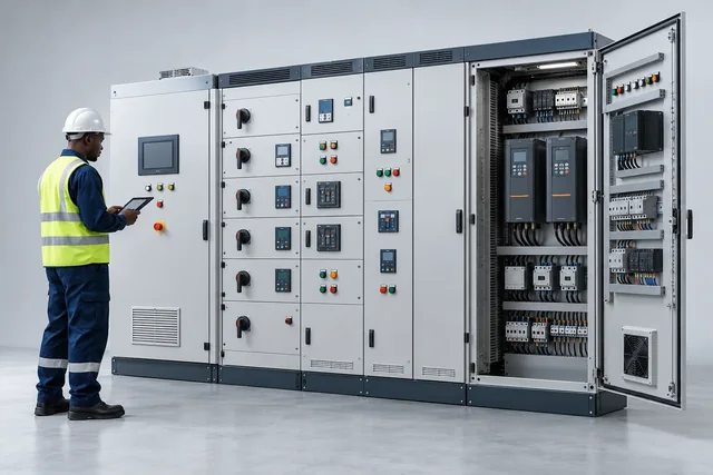 Motor Control & Automation — engineering concept