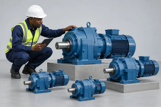 Helical Geared Motors — engineering concept