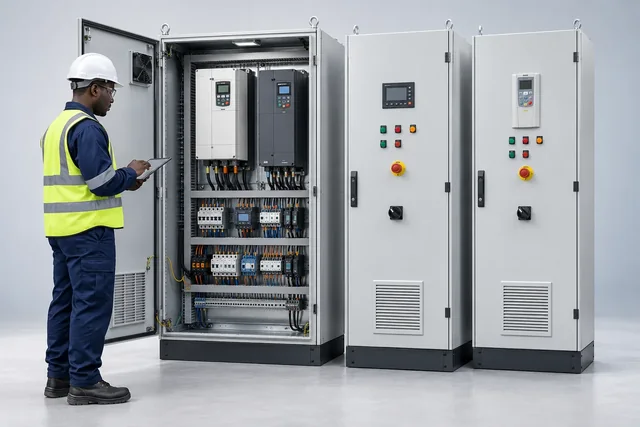 Variable Frequency Drive (VFD) Panels — engineering concept