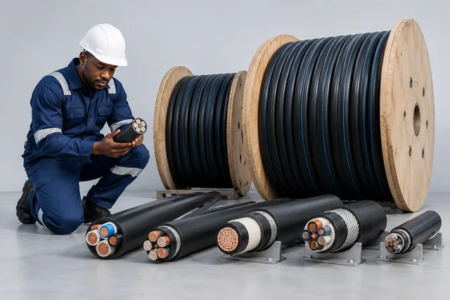 Marine & Offshore Cables — engineering concept