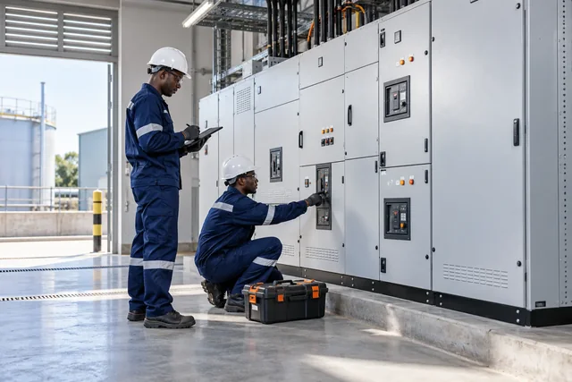 On-Site Technical Support — engineering concept
