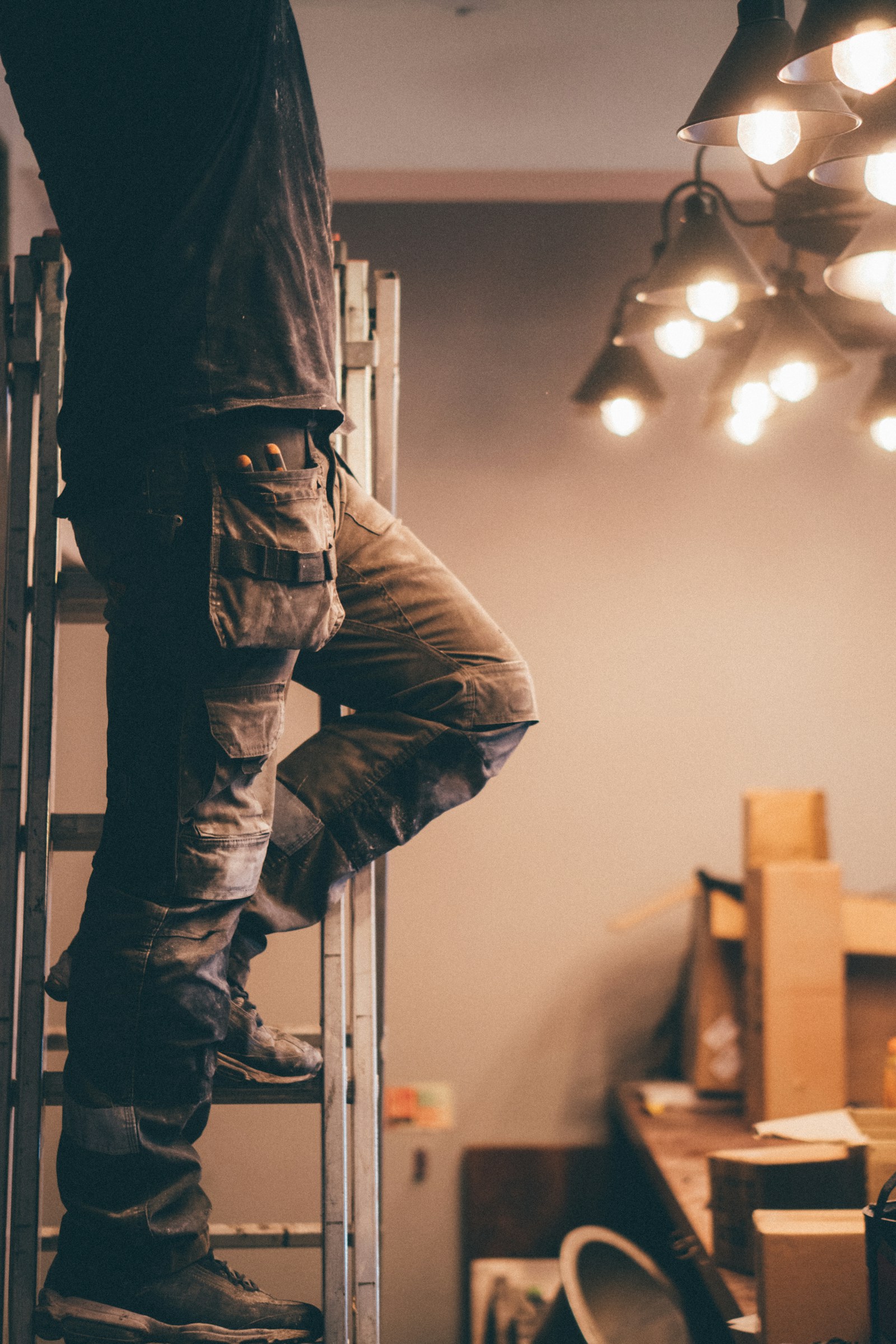 Warehouse electrical installation